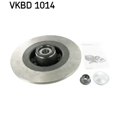 Más Vendido Juego de 2 discos de freno SKF VKBD 1014